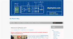 Desktop Screenshot of diyphysics.com